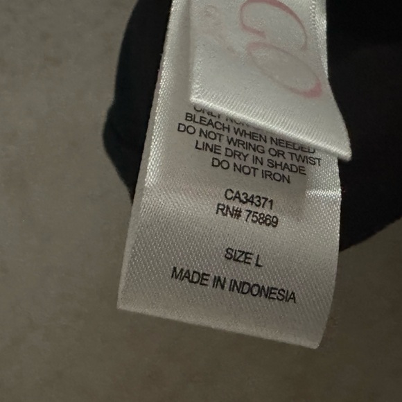 Go by Gossip Wash Away Waves Convertible Tankini Top Swim Dress Size Large NWT - Picture 4 of 4